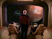 The more advanced viewscreen of the Enterprise-D