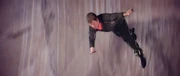 Captain Kirk experiences a "climbing malfunction"