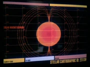 Diagram depicting solar magnetosphere