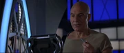 Picard activates the self-destruct sequence