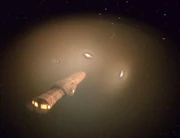 Dreadnought employs a plasma wave against Rakosan fighters.