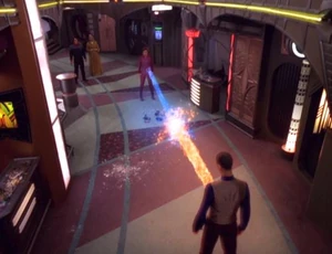 A prophesied battle of the gods comes to pass on Deep Space 9's promenade. (DS9: "The Reckoning")