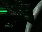 Warbirds  in orbit of Romulus.