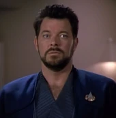 William Riker, Odan's temporary host in 2367.