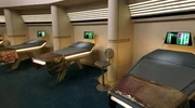 De intensieve zorg op een Galaxy-klasse schip