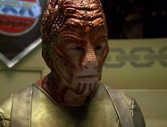 De Hirogen vechter.