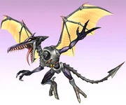 Meta Ridley as he appears in Super Smash Bros. Brawl.