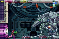 Samus faces Mecha-Ridley.