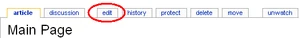 The edit button.