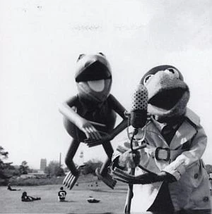 Kermit the Frog reports on his balloon counterpart in 1977