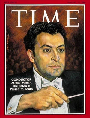 Mehta on the cover of TIME, Jan. 19, 1968.