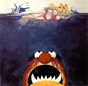 The poster for Chops also appeared on a French postcard.