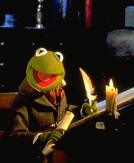Kermit as Bob Cratchit