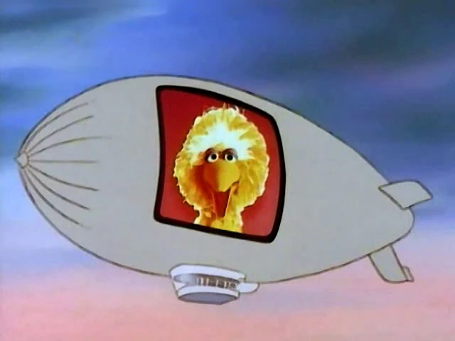 Big Bird in "Get Me to the Perch on Time"
