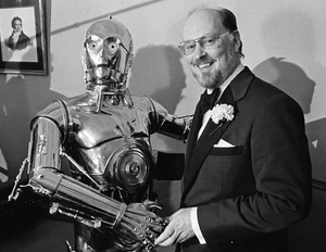 John Williams and C-3PO.