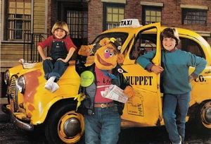 Fozzie with Joey and Matthew Lawrence
