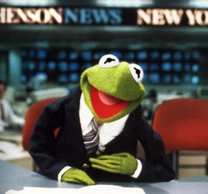 Kermit during the Nightline appearance, 1987.