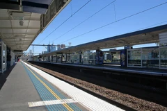 A train on the platform