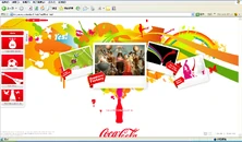 The homepage of 'Coke Side of Life'