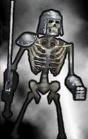 First skeleton warrior portrait