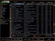 NWN GameSpy selection screen