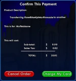 Final charge authorization.