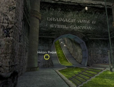 Monument 3, located in the Abandoned Sewer Network. Click image for larger version.