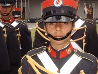 The formal uniform of Lourenne's Republican Army remains modeled after colonial attire.