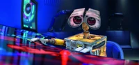 WALL•E inside the escape pod.