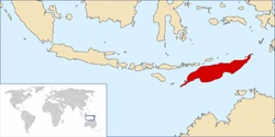 Localização geográfica da Nova Cantuária