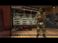 Outfitting screen on PC multiplayer.
