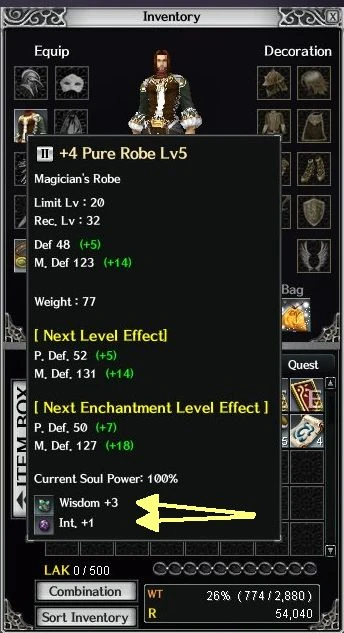 Sockets for soul stones in armor