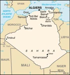 Map of Algeria- Click to enlarge