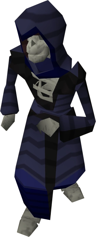 A skeleton mage.