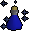 A player wielding Holy Water.