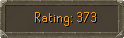 An example Fist of Guthix rating.