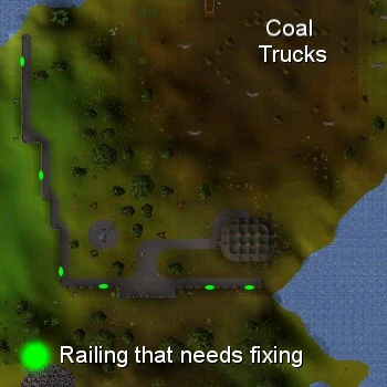 This image shows you the railing that has to be fixed