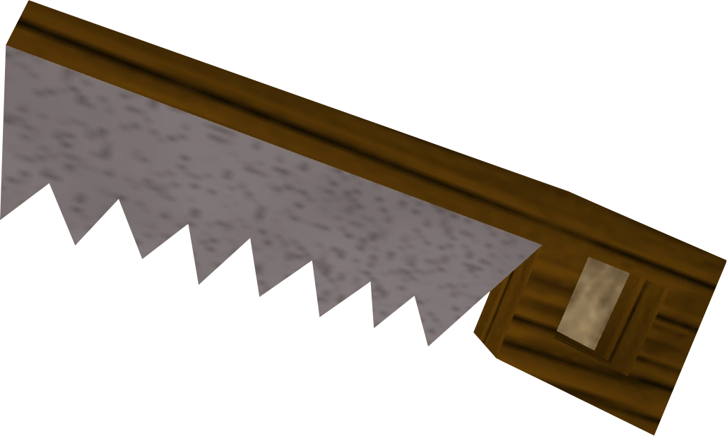 A saw, detailed view