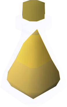 A detailed view of a Super defence potion.