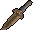 A player wielding a bronze dagger.
