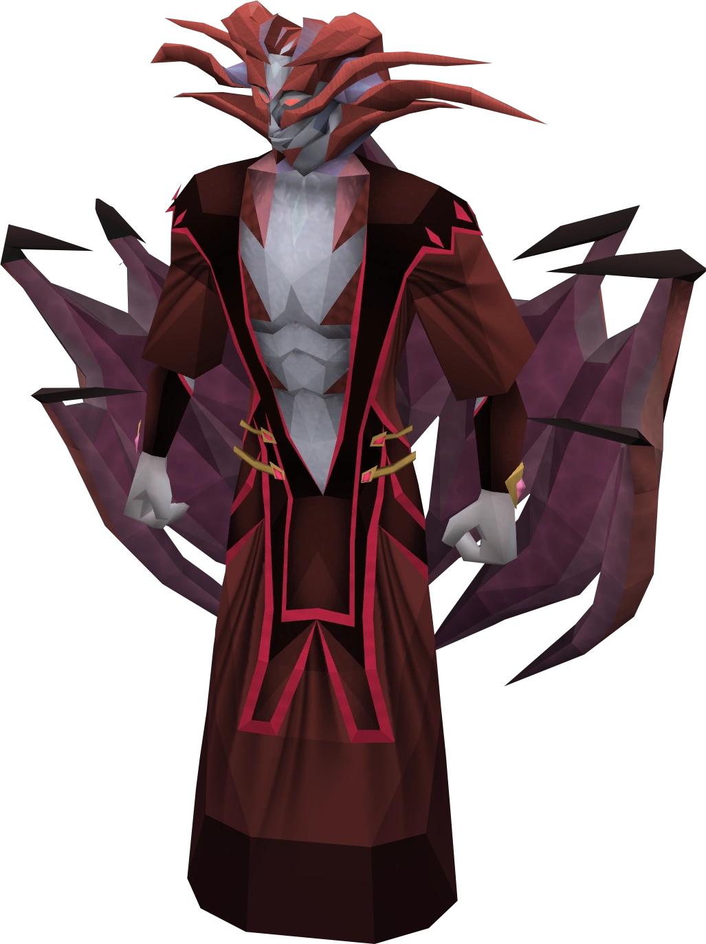 Zamorak, as seen in the God Letters.