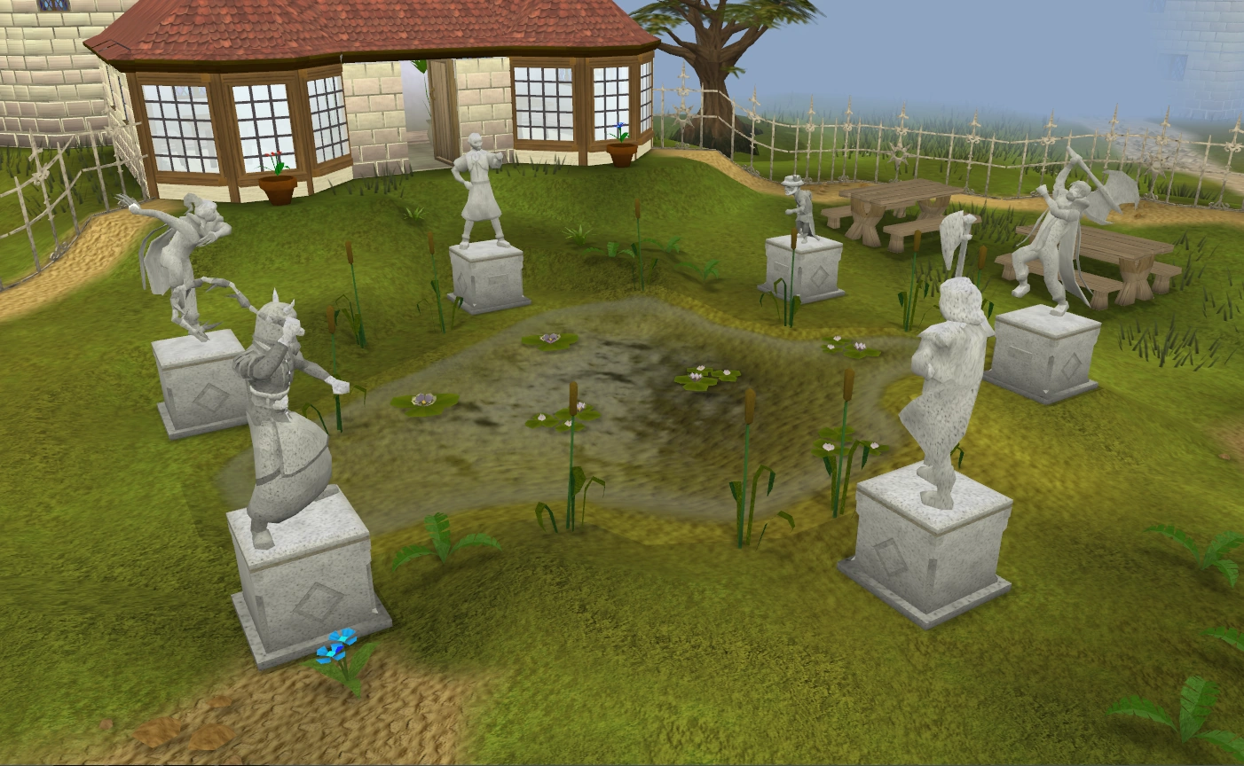 RuneScapeFeatured images/FileFalador park statues.png (obsolete