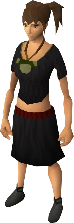 A player wearing a strung Monkeyspeak amulet