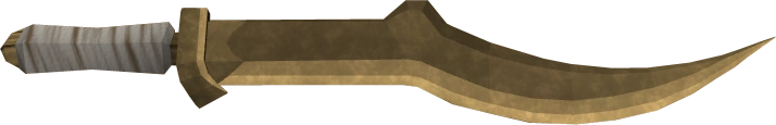 Bronze scimitar