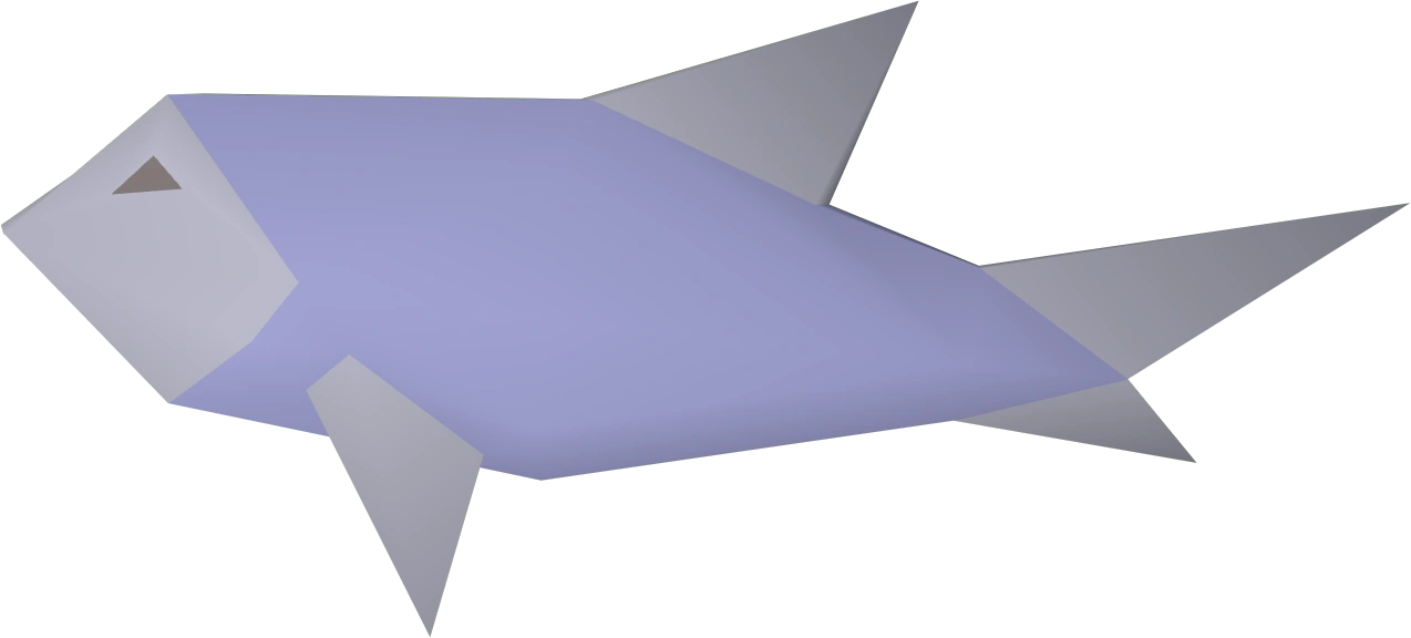 A detailed view of raw cod