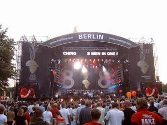 Live 8-Konzert in Berlin