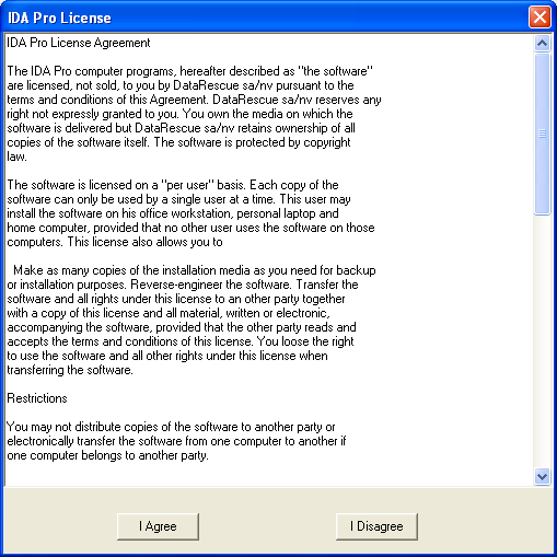 Accept the EULA