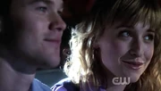 Jimmy and Chloe at the Daily Planet.