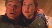 Martha with Jonathan before the second meteor shower.