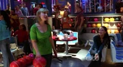 Chloe and Lana go bowling.